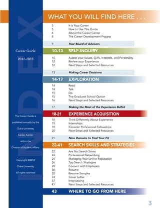 2012-2013 Career Guide | PDF