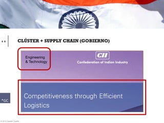 4 0               CLÚSTER + SUPPLY CHAIN (GOBIERNO)


                        Engineering
                        & Technology




© 2012 Gastón Cedillo
 