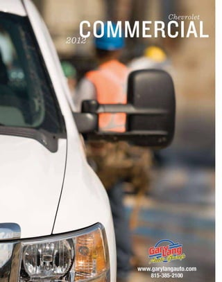 2012 Chevrolet Commercial Vehicles Brochure Gary Lang