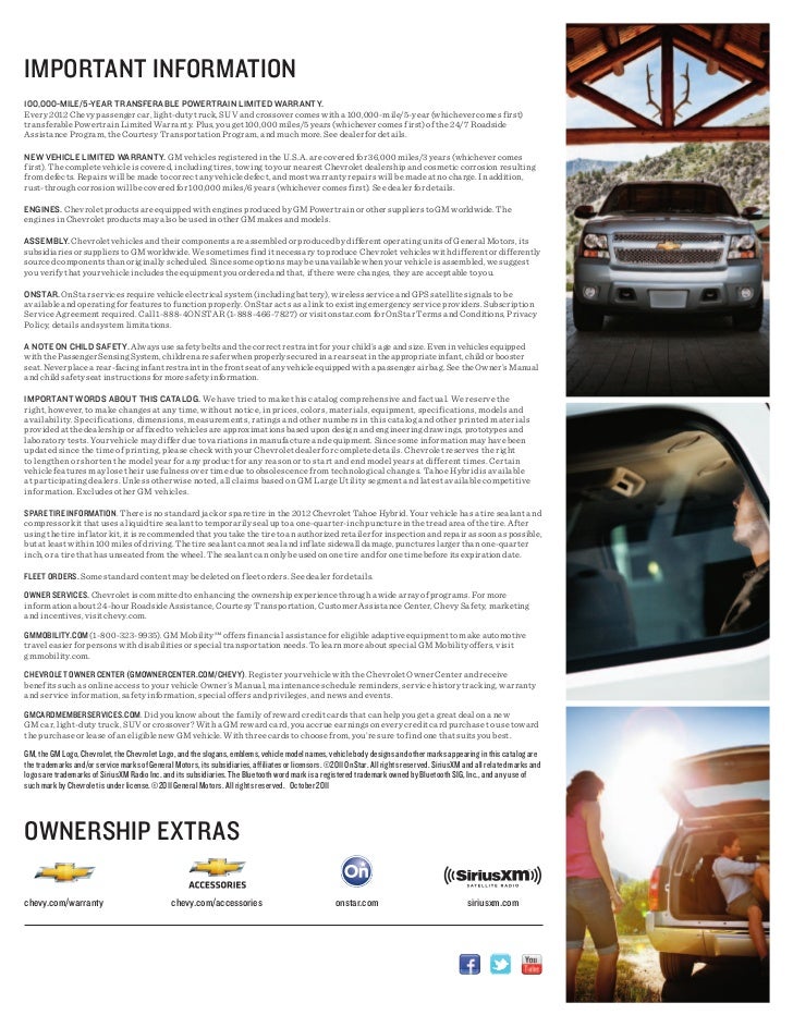 2012 Chevrolet Tahoe For Sale Fl Chevrolet Dealer In