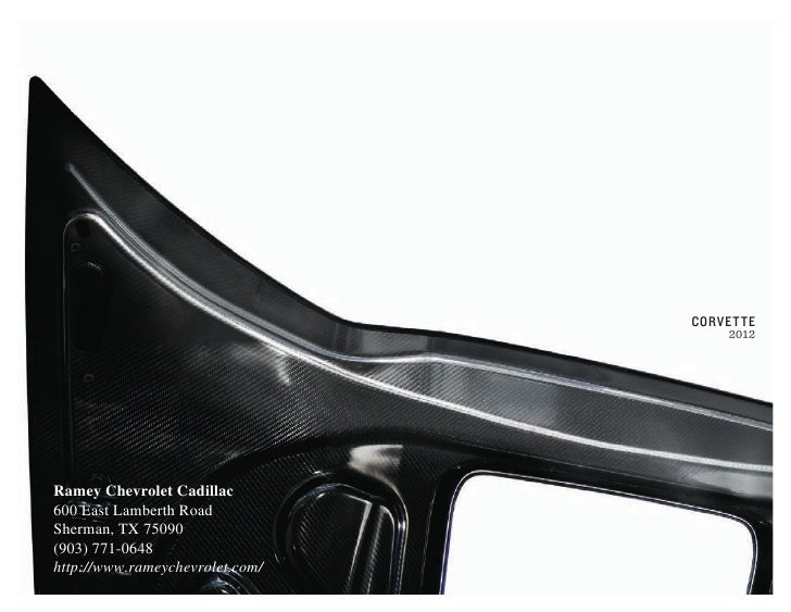 2012 Chevy Corvette for sale in Sherman TX Sherman Chevrolet Dealer