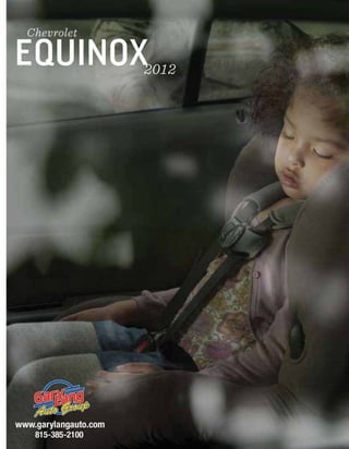 2012 Chevy Equinox Brochure Gary Lang