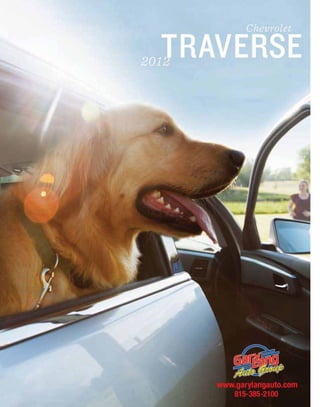 2012 Chevy Traverse Brochure Gary Lang