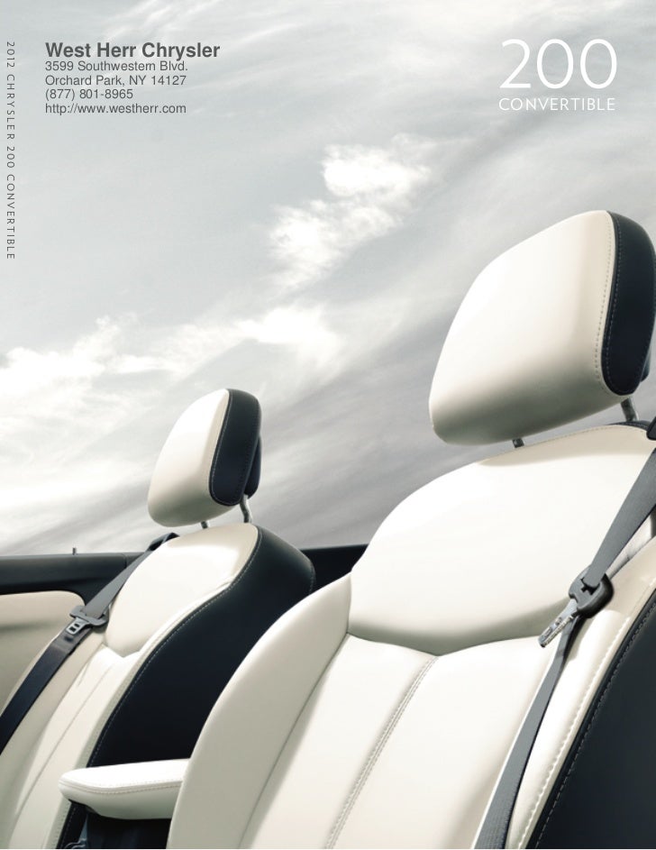 2012 Chrysler 200 Convertible For Sale Ny Chrysler