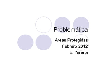 Problemática Areas Protegidas Febrero 2012 E. Yerena 