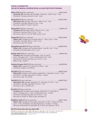 2012 class schedule_02_10_12 | PDF