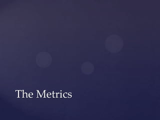 The Metrics
 