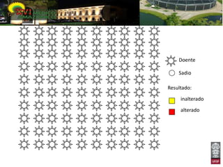 Doente

    Sadio

Resultado:

     inalterado
     alterado
 