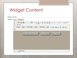 Widget Content
 