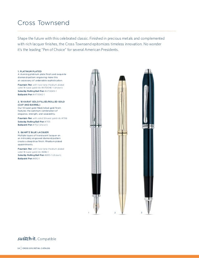 24ct Gold Plated Shiny Franklin Covey Fountain Writing Pen Ink Gift Box Black