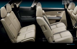 Available at Maita Mazda
2410 Auburn Blvd
Sacramento, CA 95821
800-493-6103




          Bigger on convenience.
 