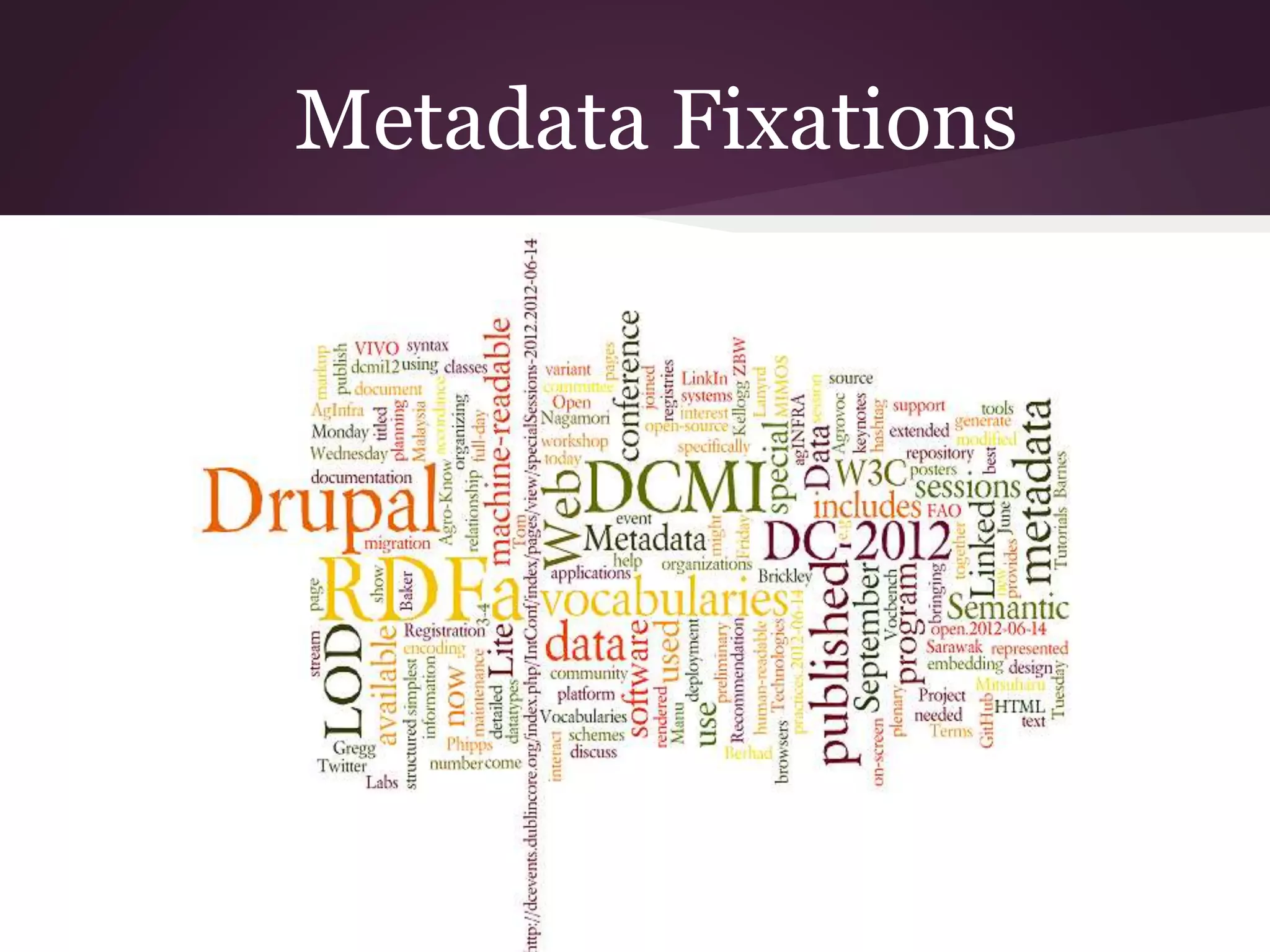 Metadata Fixations
Theo
 