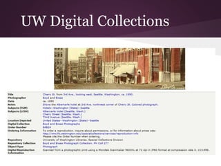 UW Digital Collections
 