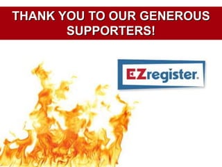 THANK YOU TO OUR GENEROUS SUPPORTERS!