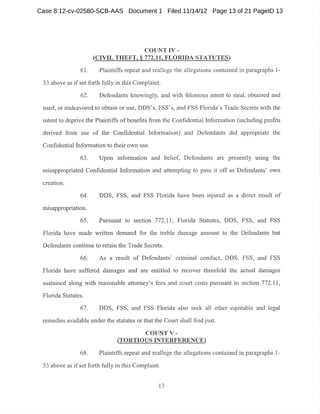 Case 8:12-cv-02580-SCB-AAS Document 1 Filed 11/14/12 Page 13 of 21 PageID 13
 