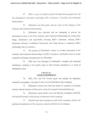 Case 8:12-cv-02580-SCB-AAS Document 1 Filed 11/14/12 Page 14 of 21 PageID 14
 