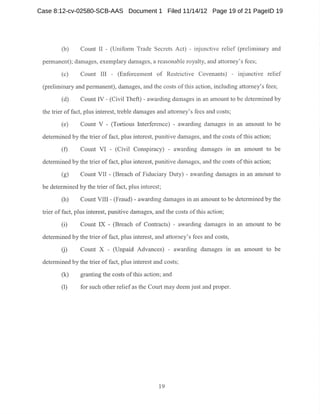 Case 8:12-cv-02580-SCB-AAS Document 1 Filed 11/14/12 Page 19 of 21 PageID 19
 