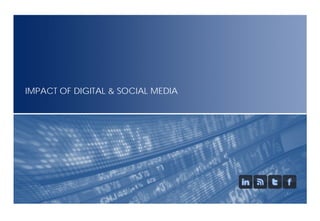 2012 Brunswick Investor Use of Digital and Social Media Survey