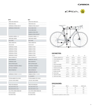 Catalogo bicicletas Orbea 2012