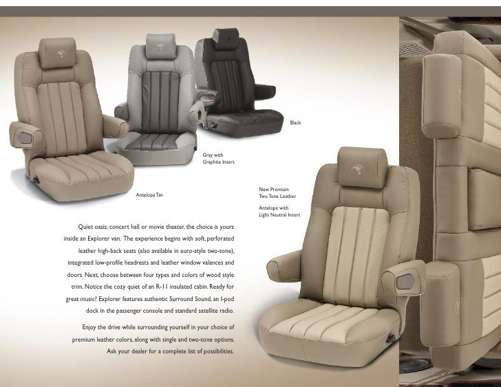 explorer van seats