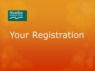 Your Registration
 