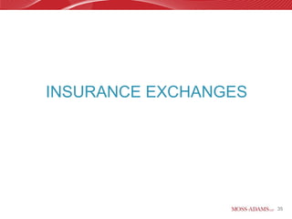 INSURANCE EXCHANGES




                      35
 