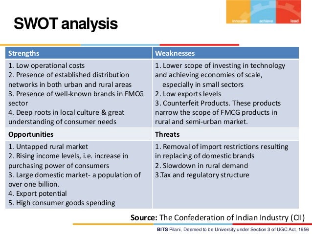 Pest analysis of fmcg industry india