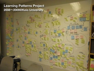 Learning Patterns Project
2008∼2009@Keio University
 