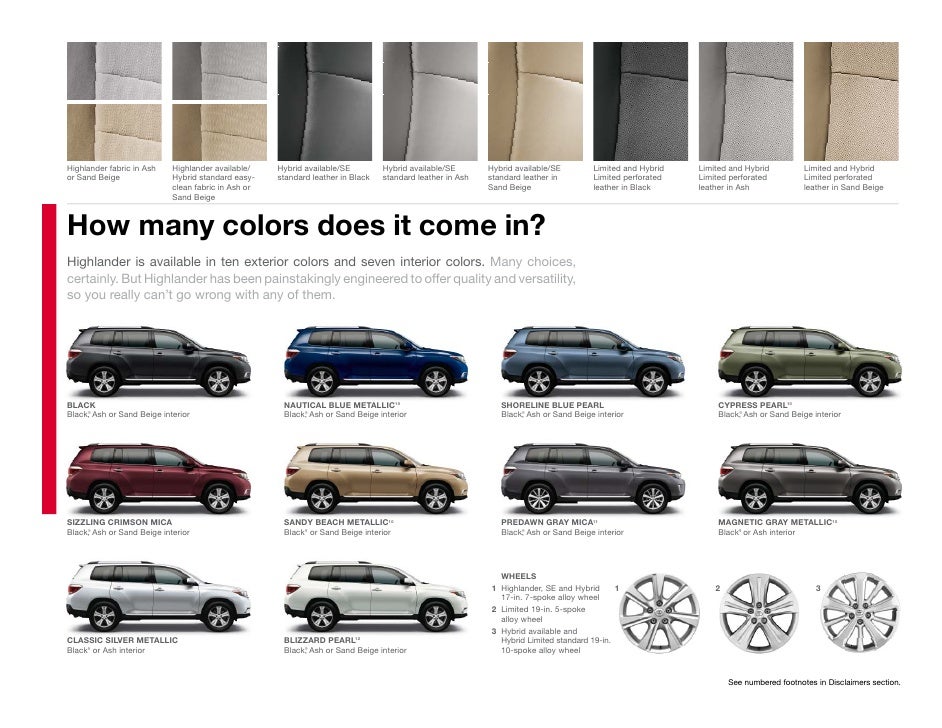 2012 Toyota Highlander Brochure Tampa Florida Toyota Dealer - Wesley … 2012 Toyota Highlander Brochure Tampa Florida Toyota Dealer - Wesley …