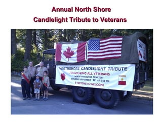Annual North Shore
Candlelight Tribute to Veterans
 