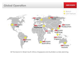 Global Operation

                                                                                   Branch
                                                                                   Joint Venture


                                    Europe                    Russia



           USA                      Middle East                              Headquarters


                                                      India      Hong Kong


                                                                 Singapore
                      Brazil
                                               South Africa

                                                                             Australia

    ※ The branch in Brazil, South Africa, Singapore and Australia is under planning.
 