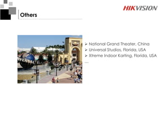 Others




          National Grand Theater, China
          Universal Studios, Florida, USA
          Xtreme Indoor Karting, Florida, USA
         …
 