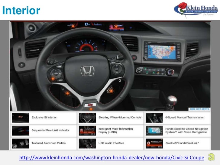 2012 Honda Civic Si Coupe In Seattle At Klein Honda Amazing