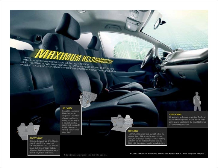 12 Honda Fit Brochure Honda Dealer Serving Merrillville
