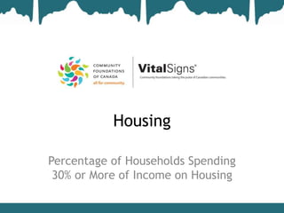 Housing

Percentage of Households Spending
 30% or More of Income on Housing
 