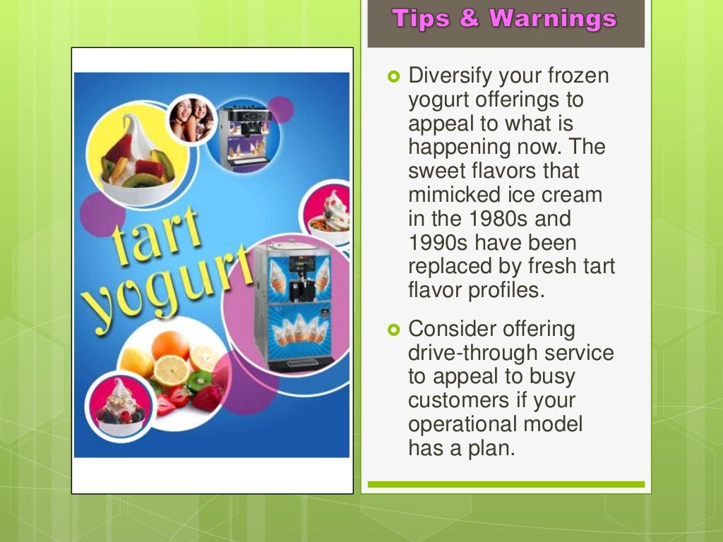 How to start your own frozen yogurt business