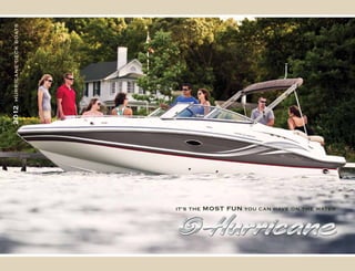 hurricane deck boats
2012




                       IT’s the   most fun you can have On the water




                                            Find your nearest dealer...hurricaneboats.com   1
 