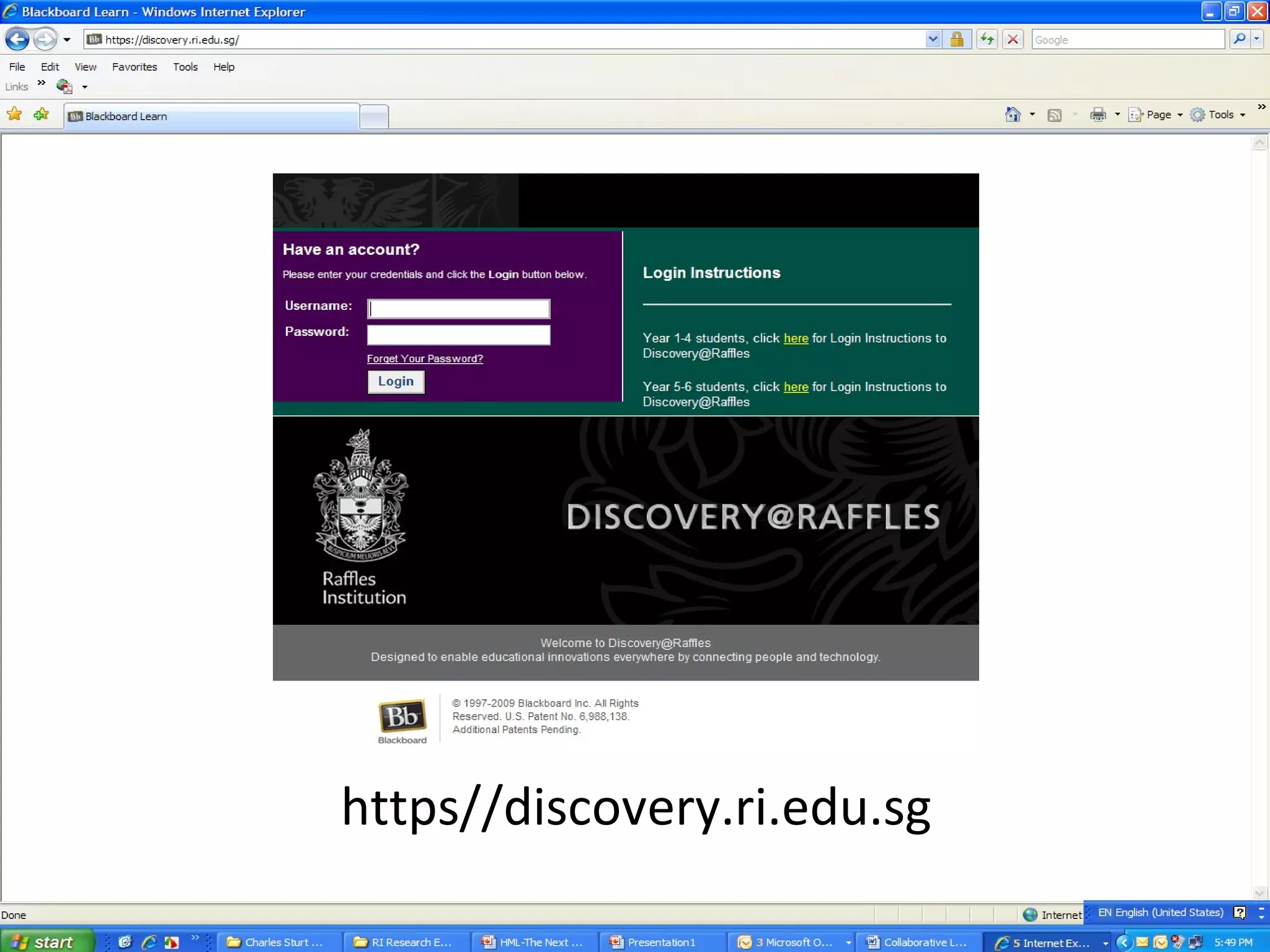 https//discovery.ri.edu.sg 