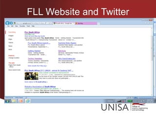 FLL Website and Twitter
 