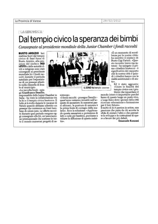 La Provincia di Varese   28/02/2012
 
