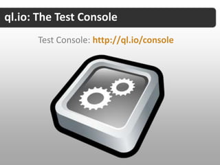 Language: Nested Selects

 select ItemID, ViewItemURLForNaturalSearch, Location
     from details
     where itemId
     in (select itemId
              from finditems
              where keywords='mini cooper');

  [
  "330730216553",
  "http://www.ebay.com/itm/Clubman-Auto-Sunroof-Prem-…",
  "Huntingdon Valley, Pennsylvania"
  ],
 