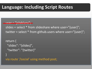 ql.io: The Test Console
      Test Console: http://ql.io/console
 