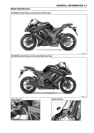 2012 kawasaki ninja 1000 zx1000 hc service repair manual | PDF
