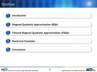new optimization algorithm for topology optimization | PPT
