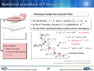 new optimization algorithm for topology optimization | PPT