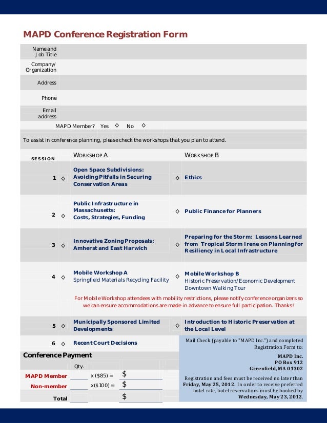 2012 MAPD Annual Conference Program