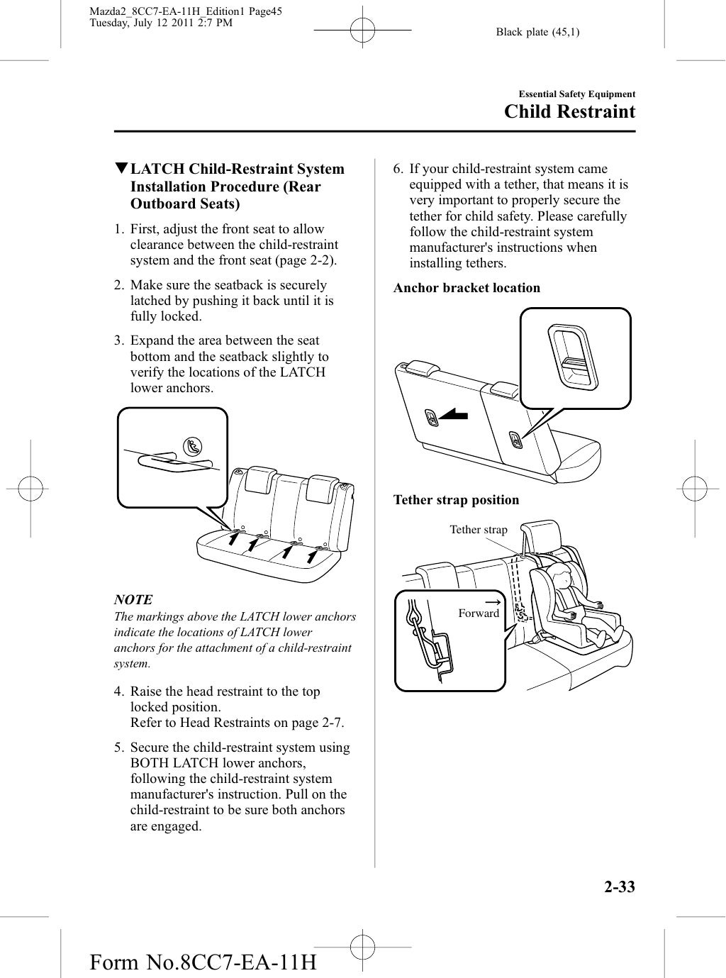 2012 Mazda Mazda2 Hatchback owners manual provided by naples mazda