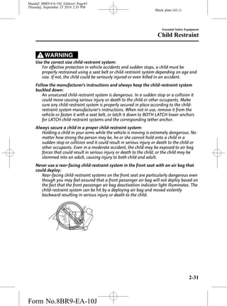 Mazda 5 manual