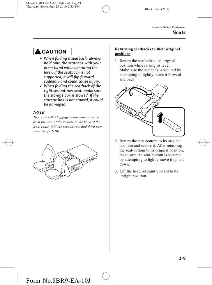 Mazda 5 manual