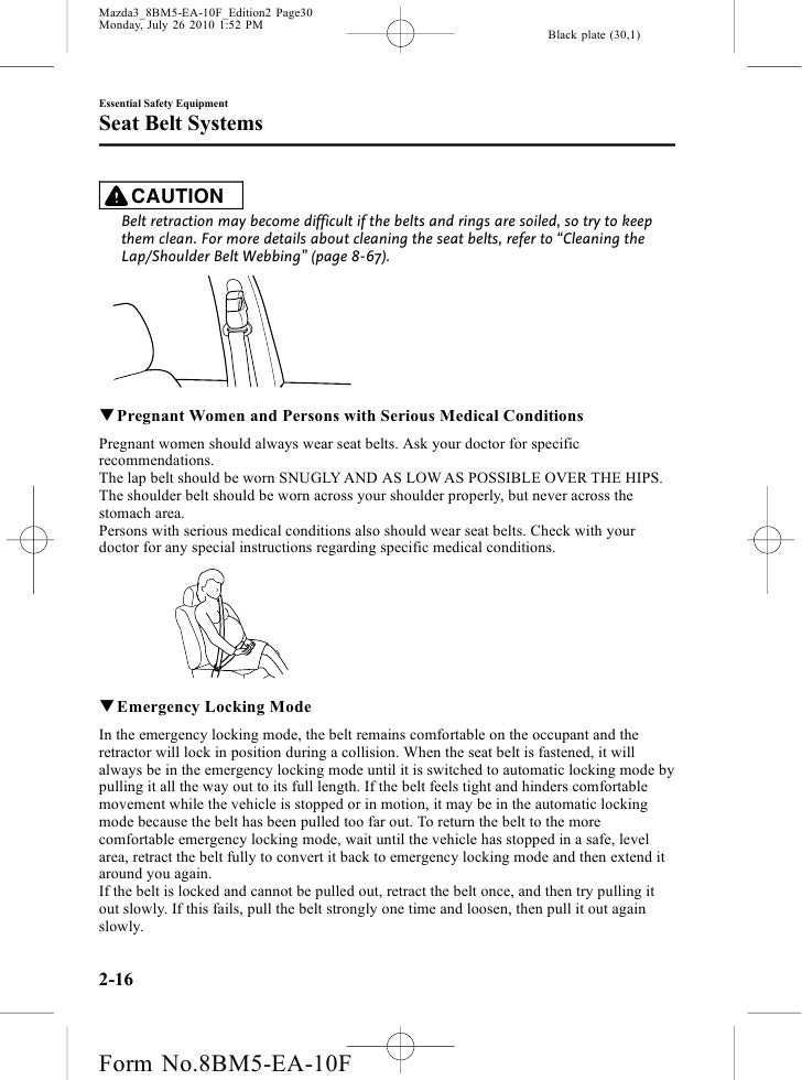 2012 mazda mazdaspeed3 hatchback owners manual provided by naples maz doctors note for no seatbelt